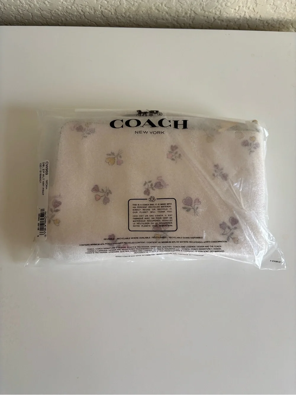 Coach wristlet soft